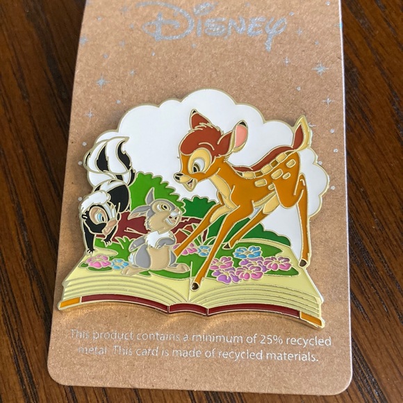 Disney Accessories New Disney Bambi Flower And Thumper Floral Book